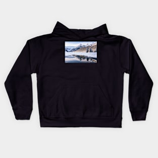 Winter Sunshine Reflected Kids Hoodie